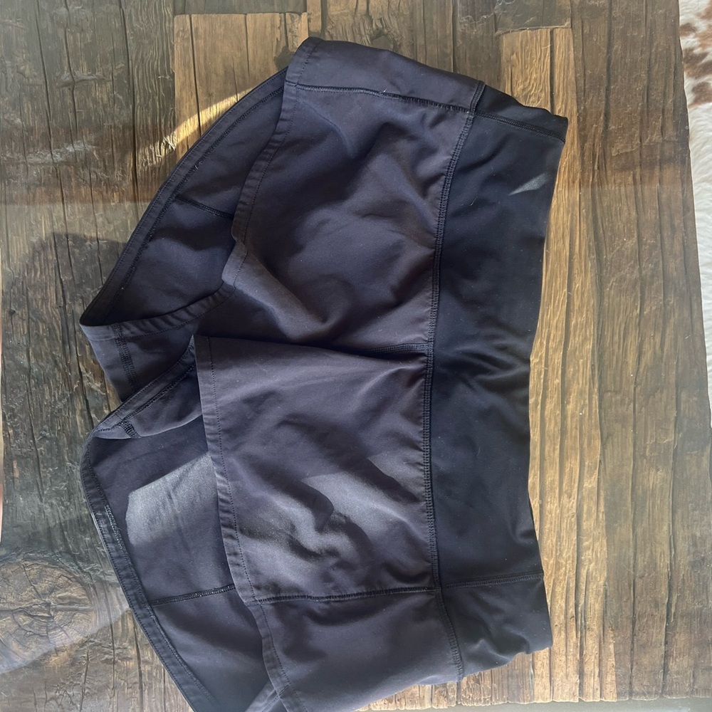 Lululemon black speedy shorts